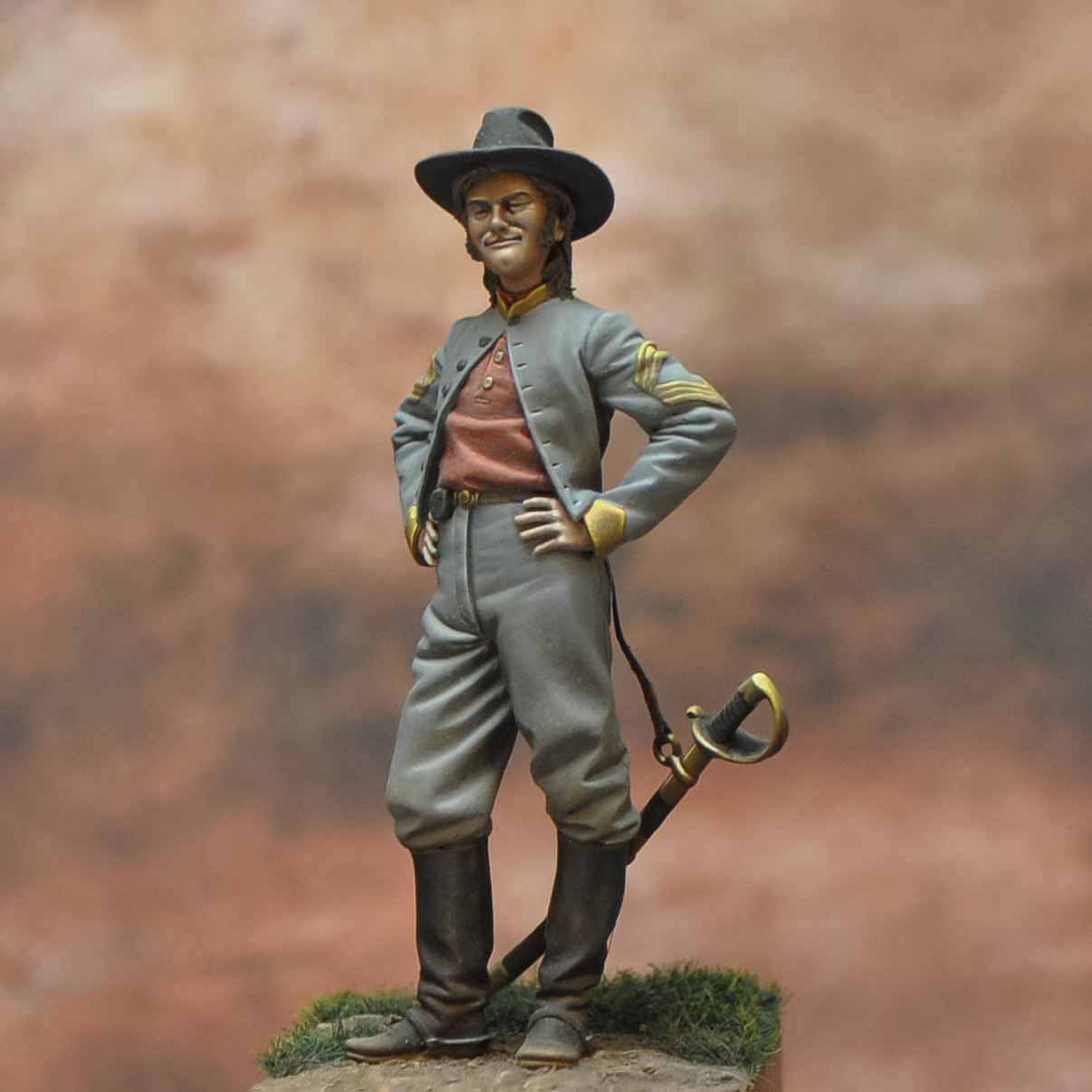 Sergento Mayor De Caballeria Confederada, American Civil War 1864 