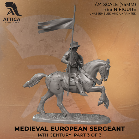 Medieval European Sergeant, 14th Century