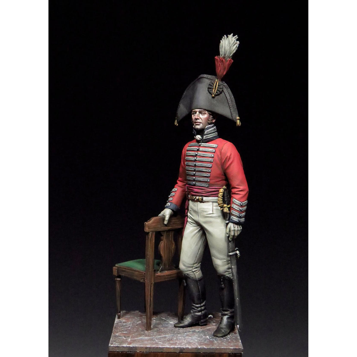 England, Officer 4th Dragoons Guard 1806