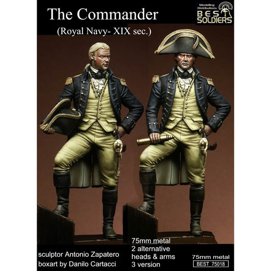 The Commander - Royal Navy, 19th Century (2 Heads, 2+2 Arms)