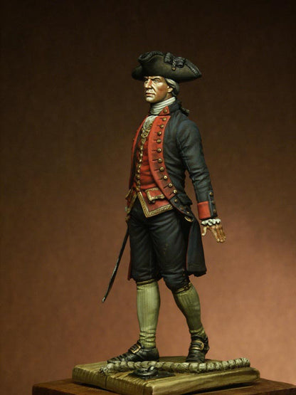 Continental Navy Captain - American War of Independence (2 alternative heads arms)