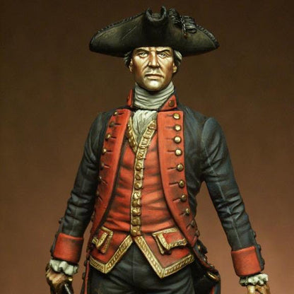 Continental Navy Captain - American War of Independence (2 alternative heads arms)