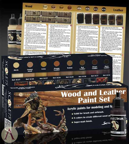 Scale75 WOOD AND LEATHER - Paint Set