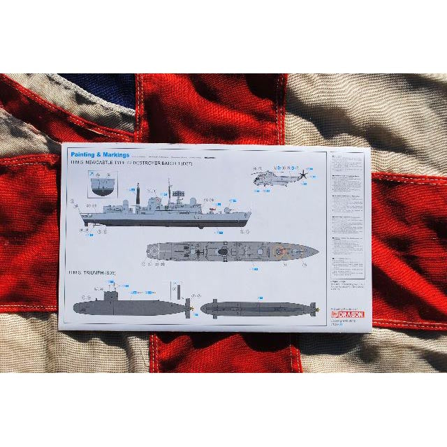 HMS Newcastle - Type 42 Destroyer Batch 1 + HMS Triumph S93