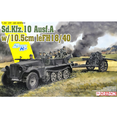 SD.KFZ.10 AUSF.A W/10,5 cm le FH18/40 KIT