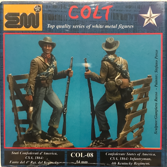 America - Confederate States, 1864 Infantryman, 4th Kentucky Rgt.