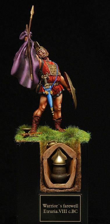 Warrior's Farewell - Etruria VIIICent. b.C., Villanovian-Warrior, his Father Funeral