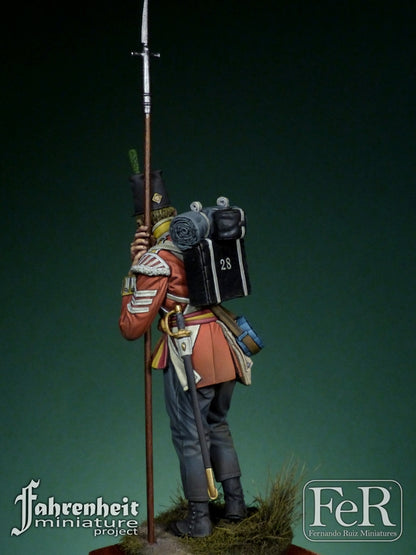 28th Regiment of Foot, Sergeant - Quatre Brass 1815