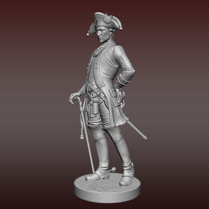 Field Officer, Infantry Regiment von Rhetz 1777 - 75mm.