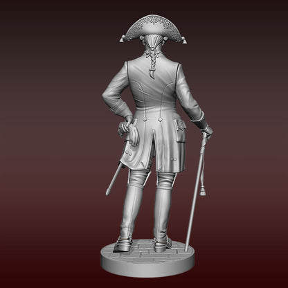 Field Officer, Infantry Regiment von Rhetz 1777 - 75mm.