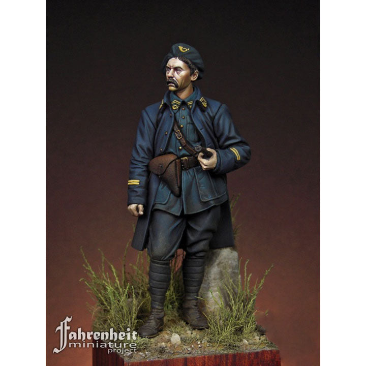 Liutenent, French Chasseurs Alpins - Diables Bleus 1918