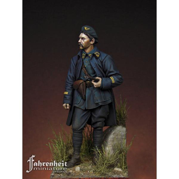 Liutenent, French Chasseurs Alpins - Diables Bleus 1918