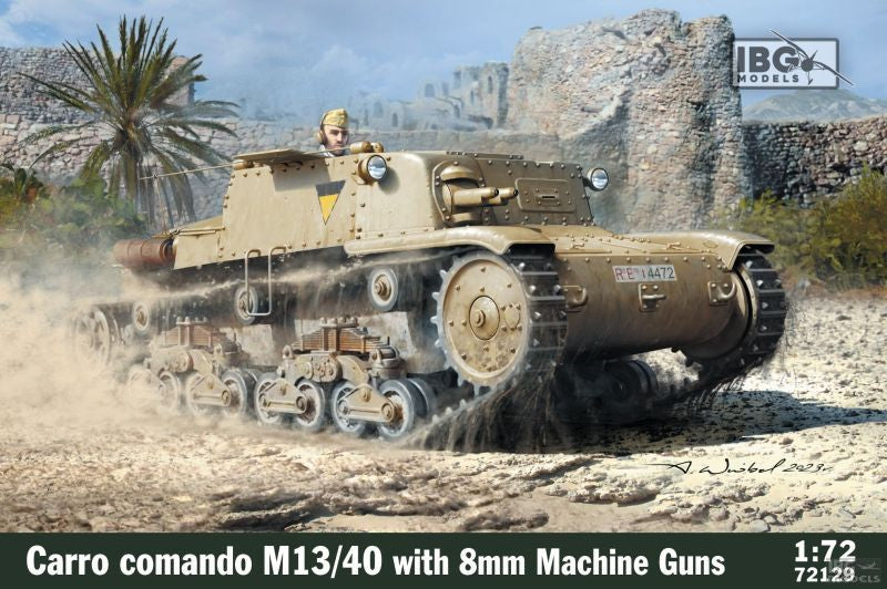 Carro Comando M13/40 with 8mm Machine Guns