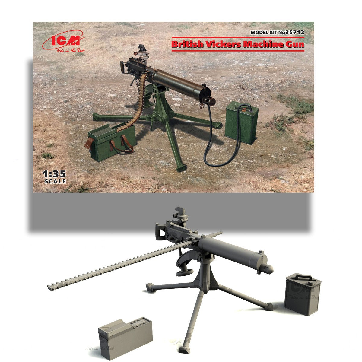 British Vickers Machine Gun
