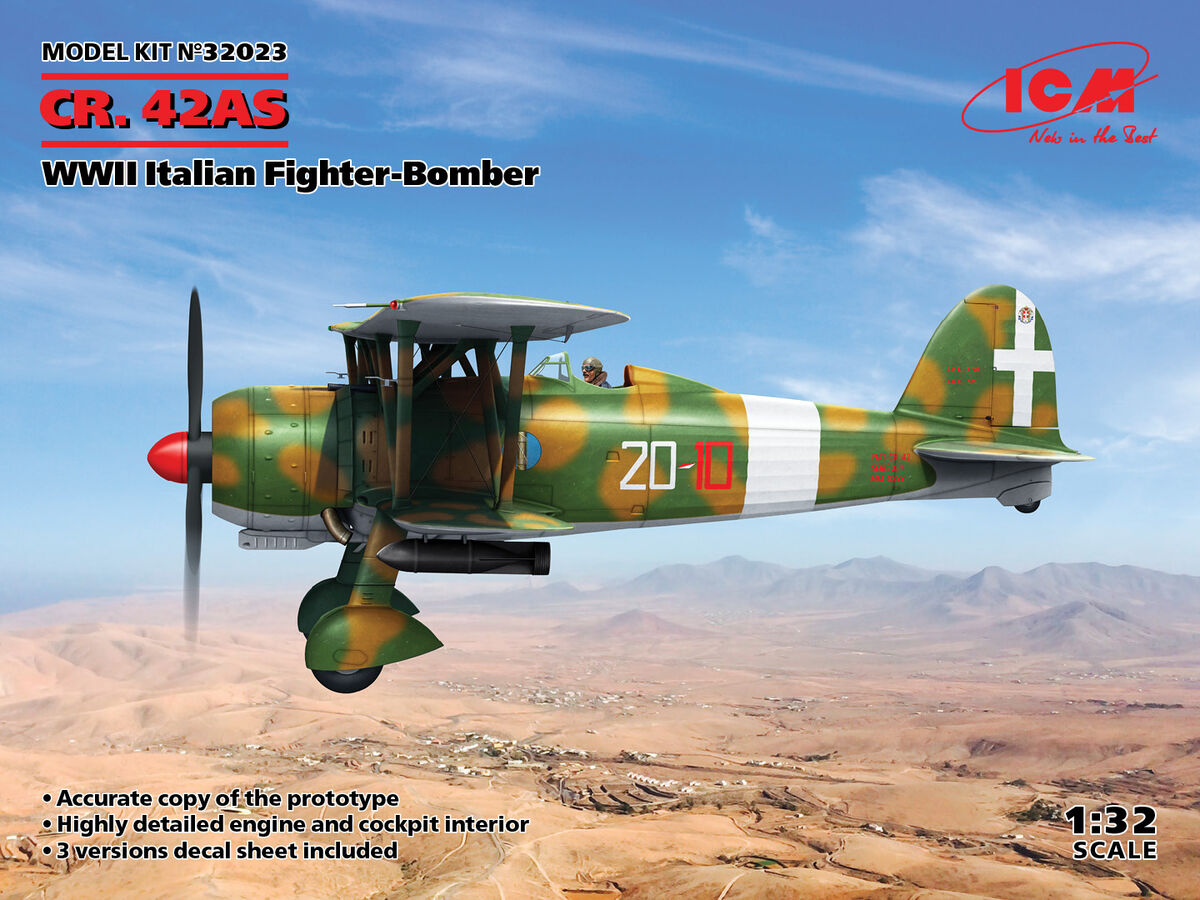 CR. 42AS WWII Italian Fighter-Bomber 