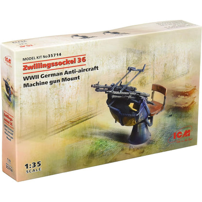 Zwillingssockel 36 - WWII German Anti-Aircraft Machine Gun Mount