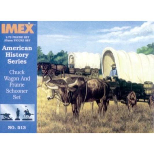 Chuck Wagon and Prairie Schooner Set