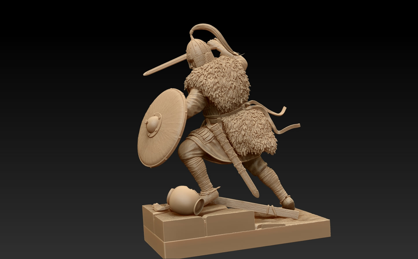 Lombard Duke - The Rebellion of the Dukes, 601-602 A.D. 75mm.