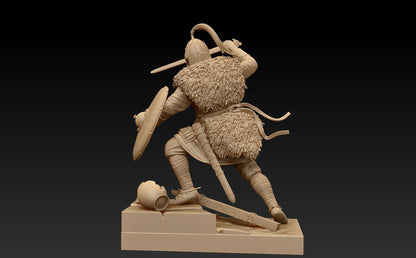 Lombard Duke - The Rebellion of the Dukes, 601-602 A.D. 75mm.