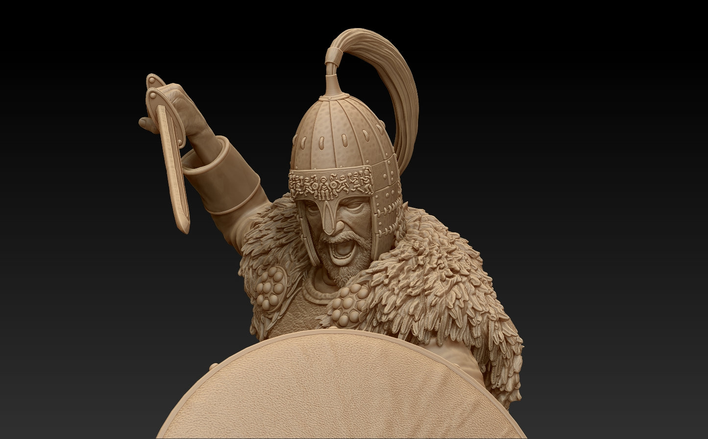 Lombard Duke - The Rebellion of the Dukes, 601-602 A.D. 75mm.