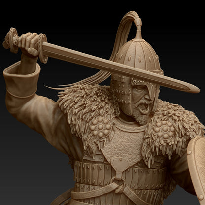 Lombard Duke - The Rebellion of the Dukes, 601-602 A.D. 75mm.