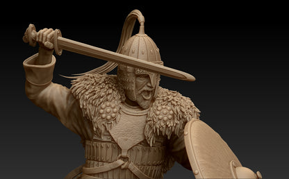 Lombard Duke - The Rebellion of the Dukes, 601-602 A.D. 75mm.