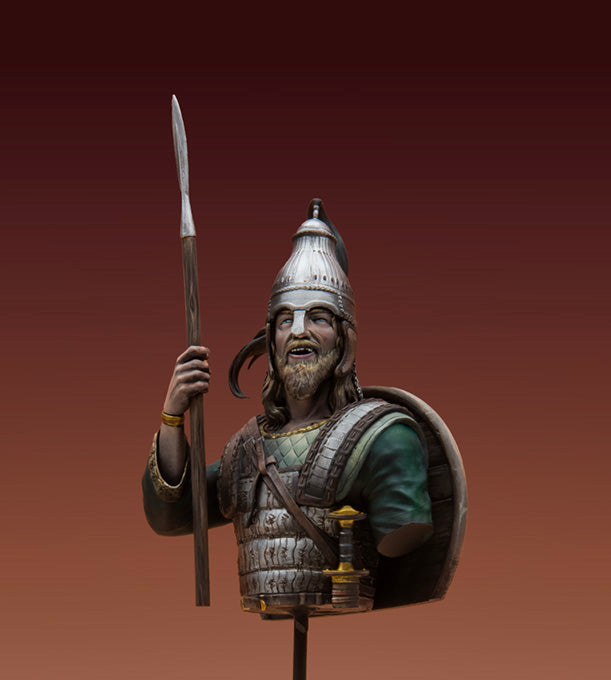 Lombard Warrior, Gasindus 650 A.D. - Box-Art, scale 1/10