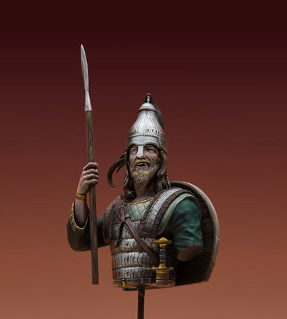 Lombard Warrior, Gasindus 650 A.D. - Box-Art, scale 1/10