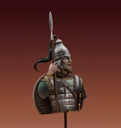 Lombard Warrior, Gasindus 650 A.D. - Box-Art, scale 1/10