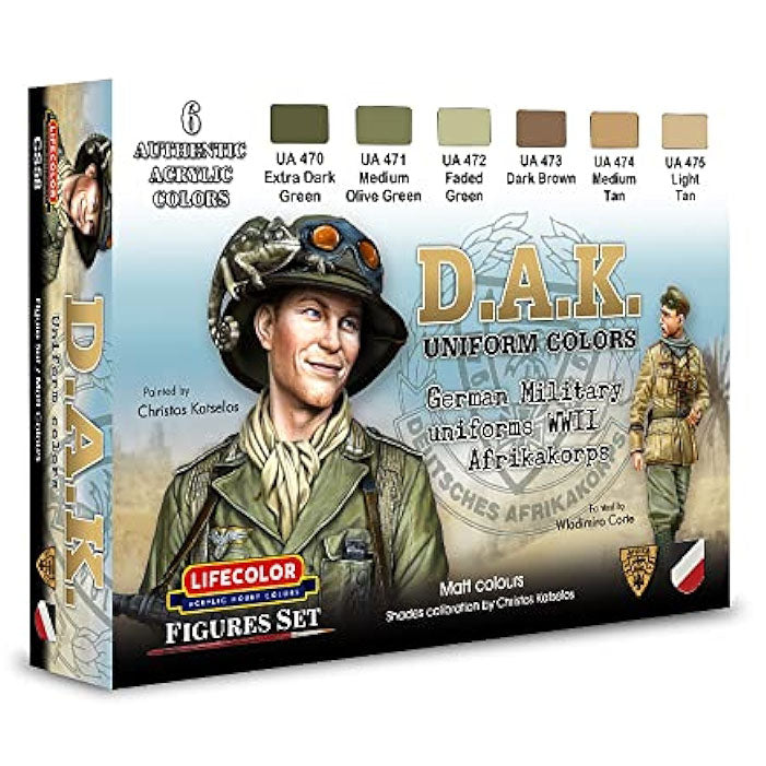D.A.K. Uniforms Colors - German Military Uniforms WII Afrikakorps