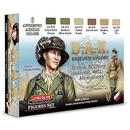 D.A.K. Uniforms Colors - German Military Uniforms WII Afrikakorps
