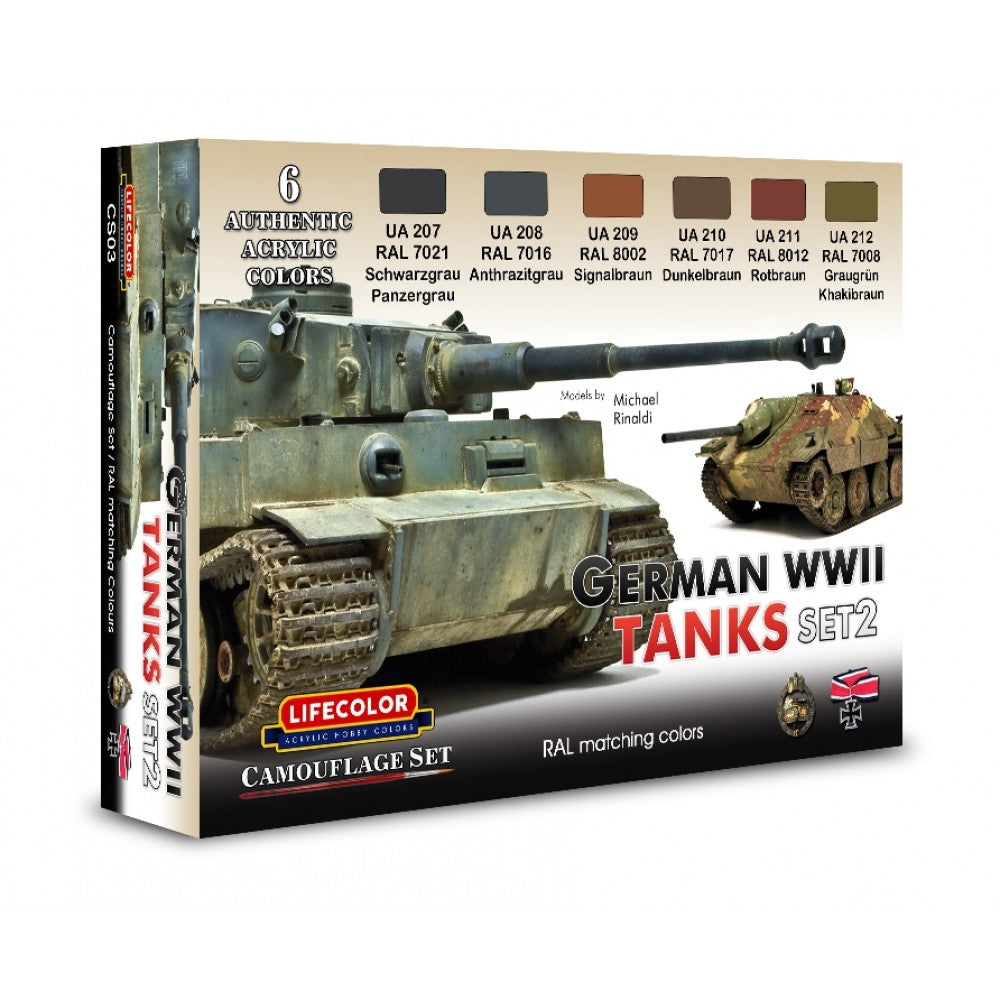 German WWII Tanks - Set 2