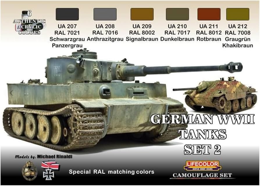 Random Ww2 Tank German WWII Tanks - Set 2 – Militia Models