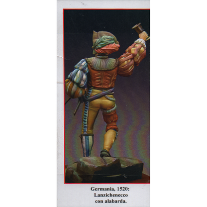 Germania 1520, Lanzichenecco con alabarda