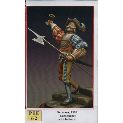 Germania 1520, Lanzichenecco con alabarda