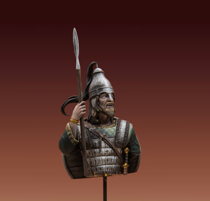 Lombard Warrior, Gasindus 650 A.D.  - Busto 1/10