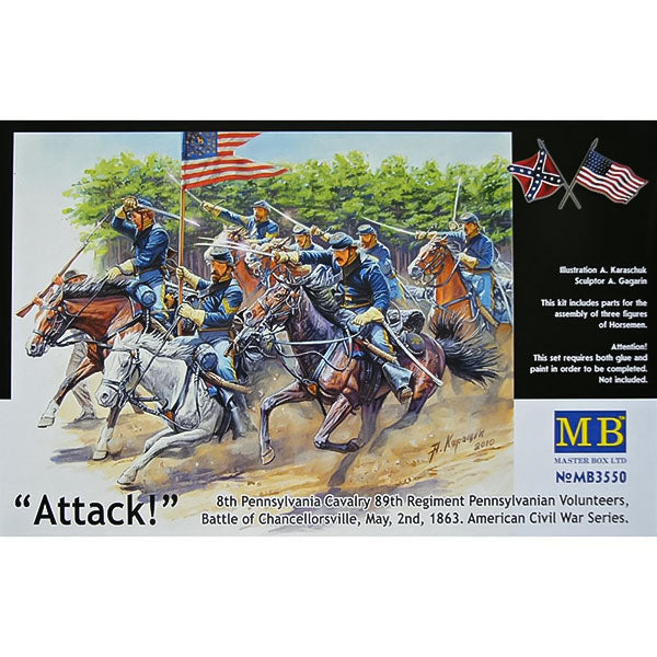 "Attack!" 8th Pennsylvania Cavalry, Battle of Chancellorsville, May 2nd 1863