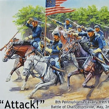 "Attack!" 8th Pennsylvania Cavalry, Battle of Chancellorsville, May 2nd 1863 