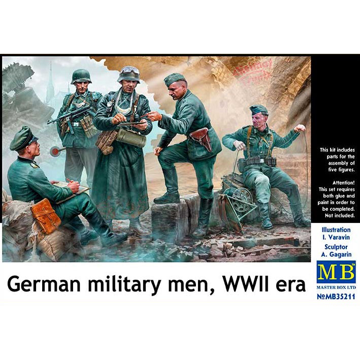 German Military Men - WWII Era
