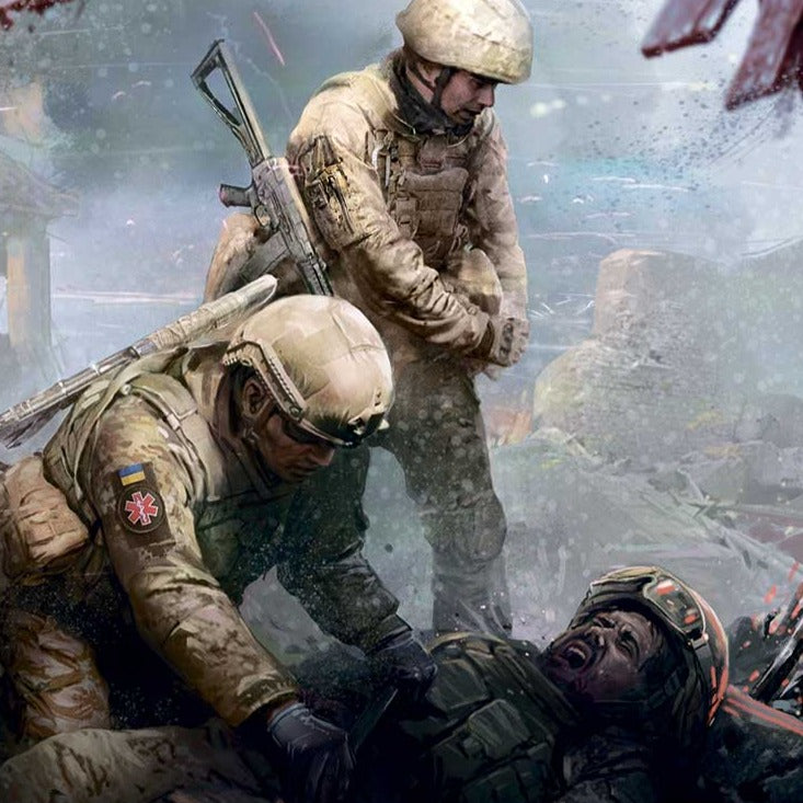 On the battlefield. Ukrainian military medics - Russian-Ukrainian War series, kit № 8.