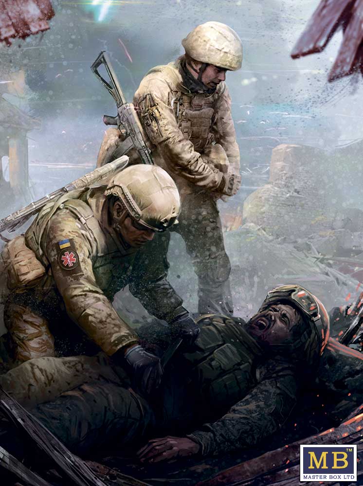 On the battlefield. Ukrainian military medics - Russian-Ukrainian War series, kit № 8.