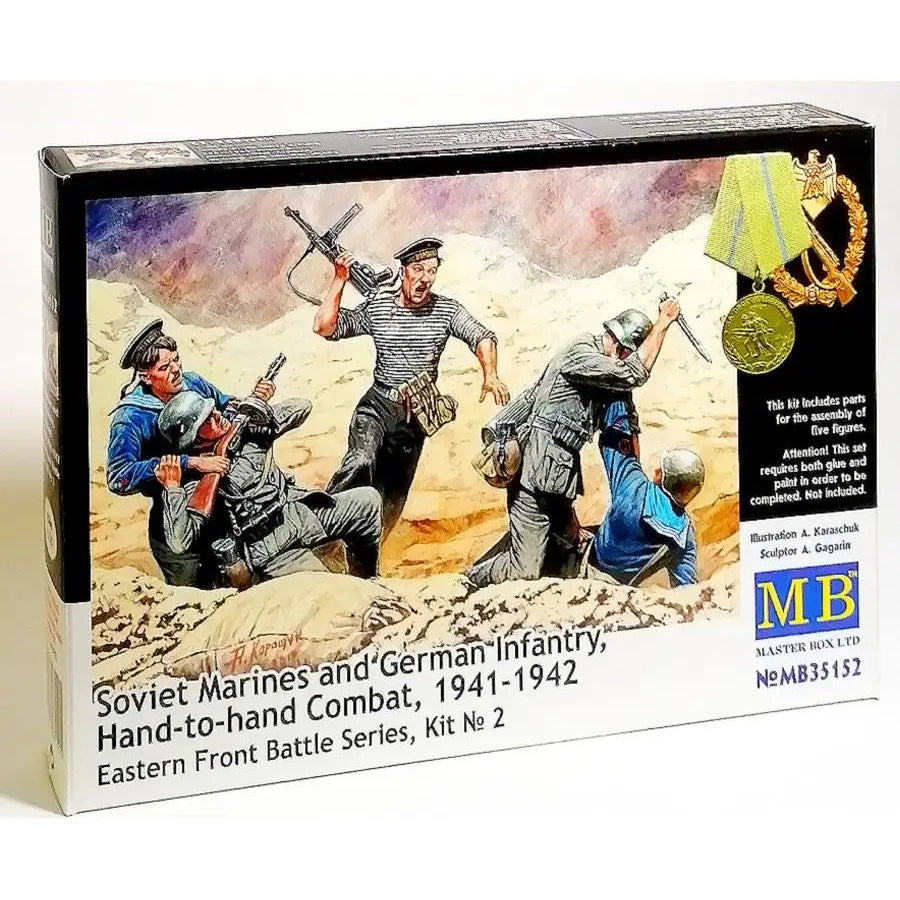 Soviet Marines and German Infantry, Hand-to-Hand Combat 1941-1942