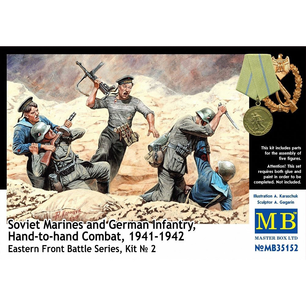 Soviet Marines and German Infantry, Hand-to-Hand Combat 1941-1942