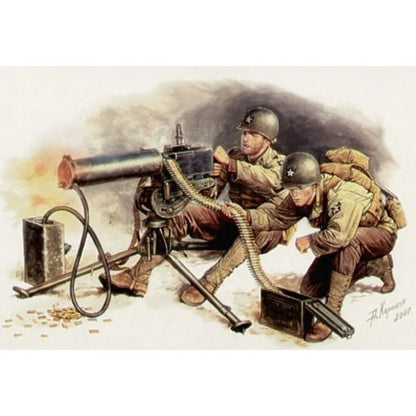 US Machine Gunners, Europe 1944