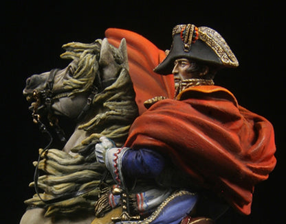 Napoleone attraversa le Alpi - da un dipinto di Jacques Louis David