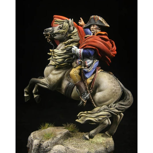 Napoleone attraversa le Alpi - da un dipinto di Jacques Louis David