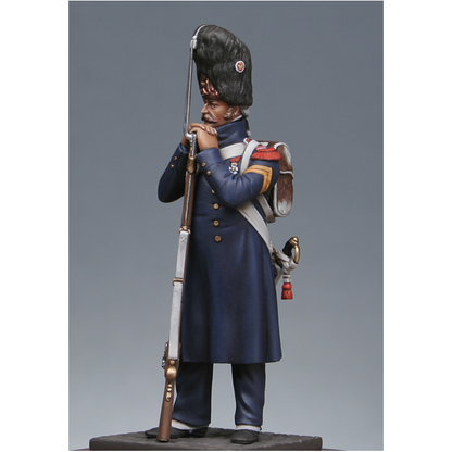 Grenadier à pied de la garde en manteau