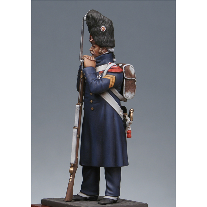 Grenadier à pied de la garde en manteau
