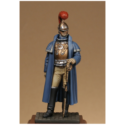 Off. du 1er Rgt de carabiniers en manteau
