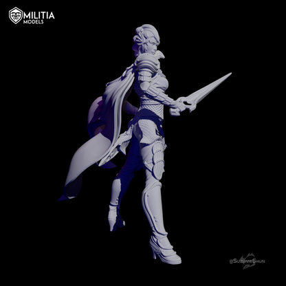 The Great Jade Ocean Saga - Mingxia, The Guards Commander (single figure)